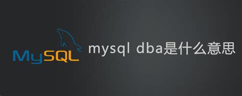 dba意思|資料庫管理員